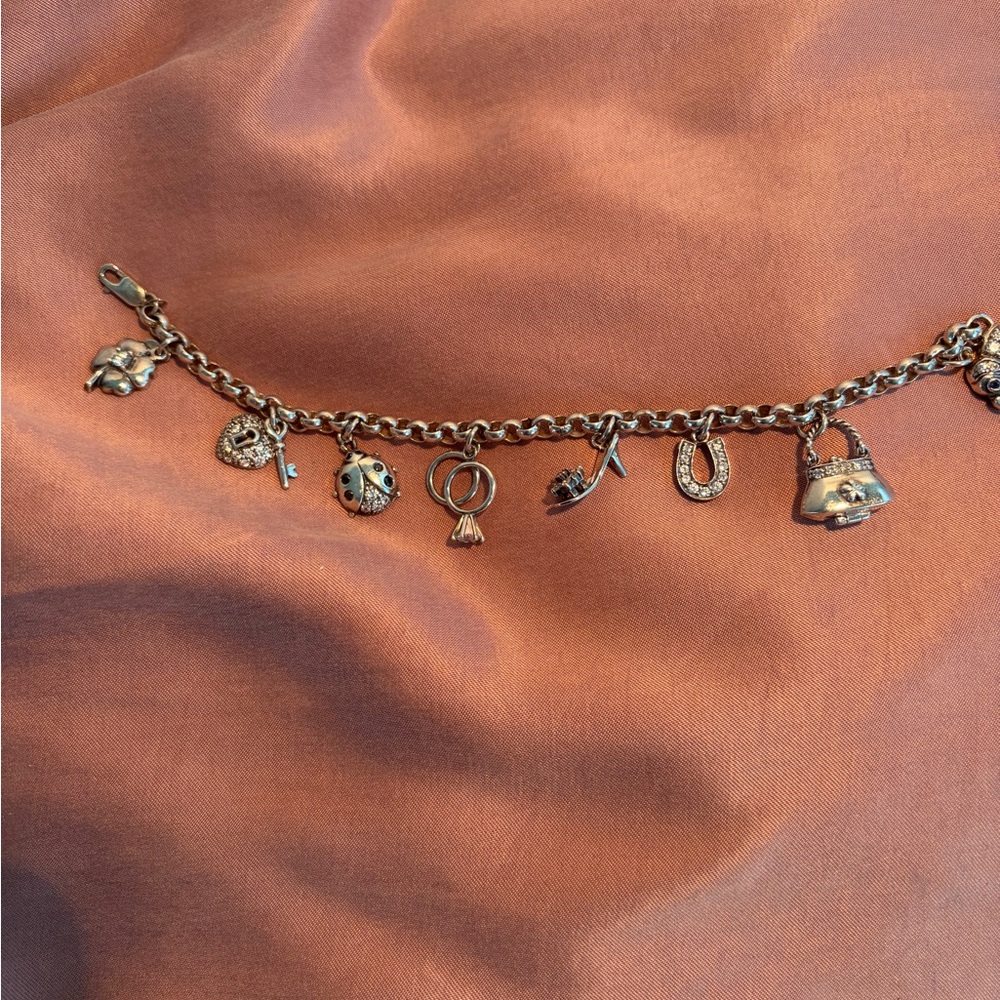 925 Sterling Silver “Good Luck” Charm Bracelet